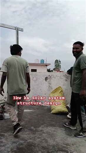3kw ka Solar system structure design hot deep structure mein 30 sal Tak Jung nahin lagta