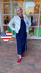 10K views · 115 reactions | Great new knit dress from Elliott Lauren and fantastic white jean jacket!!! | Ginger Howard Selections | Facebook