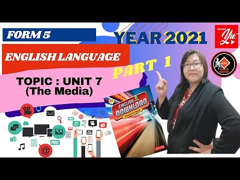 #EnglishForm5 #Download 🔴ENGLISH LANGUAGE - Form 5 (Unit 7 :The Media)