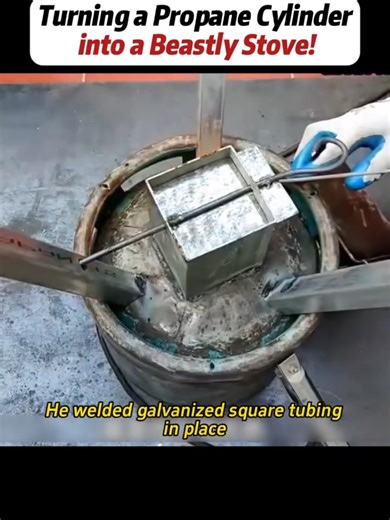 Transforming a Propane Cylinder into a Powerful Stove