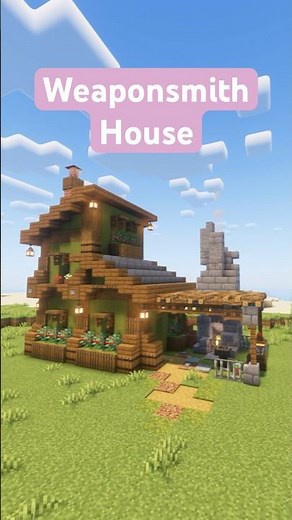Minecraft Weaponsmith's House!