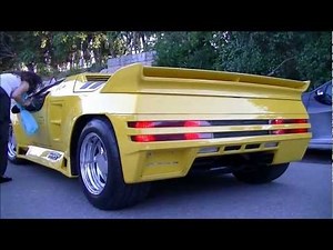 Vector W8 Twin Turbo START-UP Engine Sound