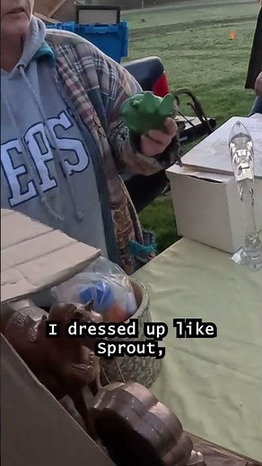 This Toy Sprouted Off The Flea Market Table #sprout #fleamarketfinds