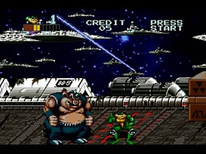 Battletoads Arcade (1994) full game longplay