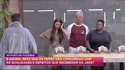 Rodrigo Faro invade a sede de A Fazenda 12 para dinâmica e peões terão que dizer quem tem a ver com cada ditado popular 😬 E será que eles vão concordar com as qualidades e defeitos que receberam de Jakelyne? Acompanhe no Hora do Faro! • Acesse: R7.com/HoraDoFaro | Hora do Faro