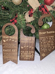 Santa's Magic Key Door Hangers - Etsy Canada