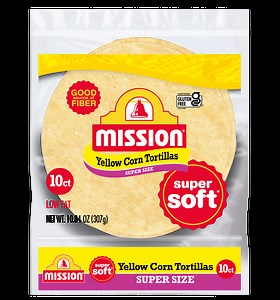 Super Size Yellow Corn Tortillas - Mission Foods