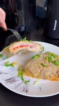 Chicken Mince Cordon Bleu in an Air Fryer. Quick, delicious, and without excess oil #recipe #airf...