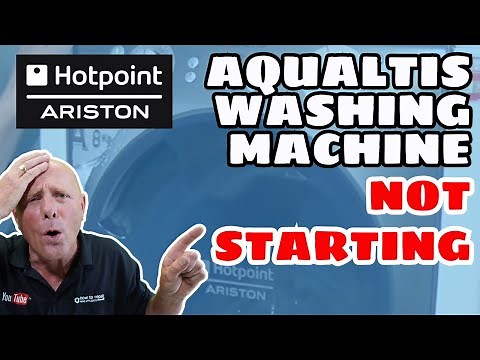 Hotpoint Ariston aqualtis washing machine will not start how to replace door lock