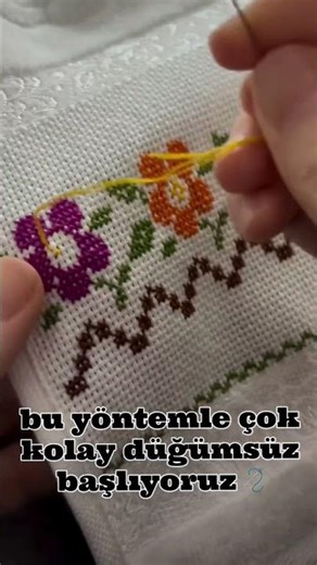 HOW TO MAKE CROSS-STITCH 💥