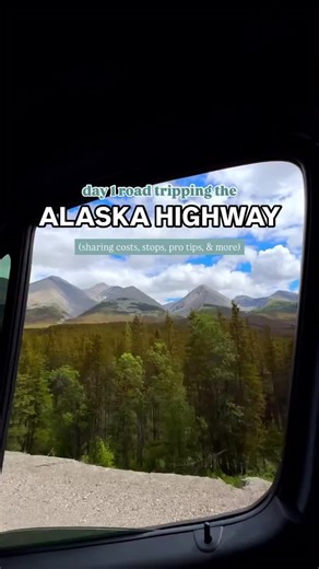 What it is REALLY like to drive the Alaska Highway 👇👇 ➡️Save this post to your bucket list! We JUST finished driving the Alaska Highway and we can confidently say it was the most epic adventure we have ever been on! Never have we seen such insane, vast, and unique landscapes all along one drive. 🚐 Day 1 of the Alaska Highway as you can see is not super exciting - but hey we want to be super transparent so you know EXACTLY what to expect when you drive this one day! ➡️ Our pro tip for the begi