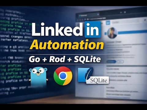 LinkedIn Automation Proof of Concept | Go + Rod + SQLite