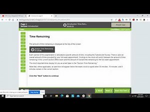 Exam Software Tutorial for Computer Based Examination