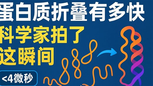 【给你讲论文】蛋白质折叠有多快？科学家终于拍到了那一瞬间