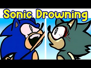 Friday Night Funkin' Below The Depths - Sonic Drowning | Sink Song (FNF Mod/Hard/Exe)