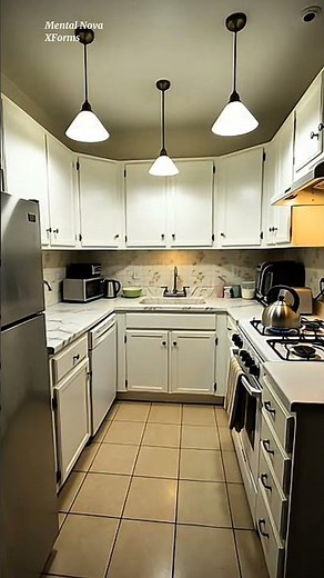 Stunning Kitchen Glow Up in Seconds #MentalNovaXforms #kitchenmakeover