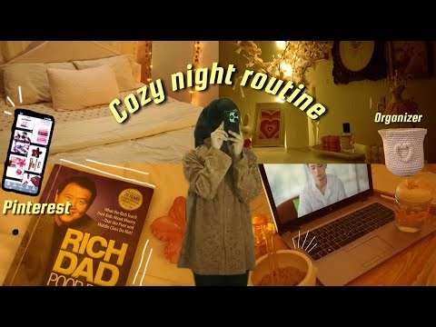 Cozy Night Routine 🌙💭 | Relax, Reset & Romanticize Your Evenings