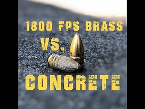 .458 SOCOM Penetration Test - Solid Pine and Concrete