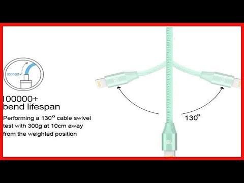 Reliable 2 in 1 Apple Lightning Cable Charge, Sync, and Stay Connected