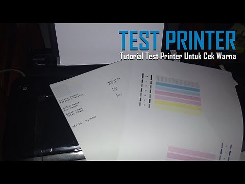 Tutorial Panduan Test Printer Untuk Cek Warna