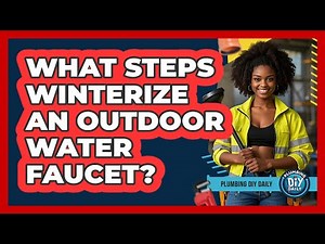 What Steps Winterize An Outdoor Water Faucet?