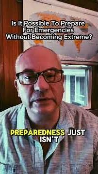 Is It Possible To Prepare Without Becoming Extreme?