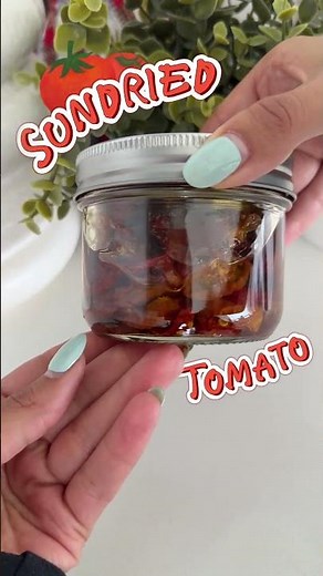 How to Make Homemade Sundried Tomatoes #shorts