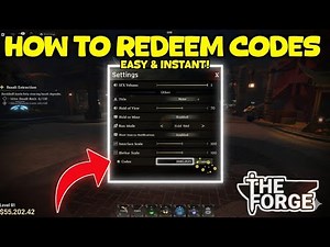 How to Redeem Codes in The Forge | Quick & Easy Guide