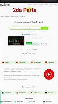 COMO DESCARGAR MÚSICA MP3 DESDE YOUTUBE (GRATIS SIN ANUNCIOS)