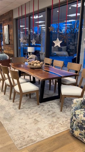 2.5K views · 32 reactions | See this beautiful walnut river table Woods Furniture. Part of our new deadwood. tables collection . #deadwoodtables | Dead Wood Tables | Facebook
