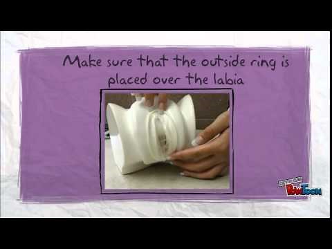 How to put on a female condom
