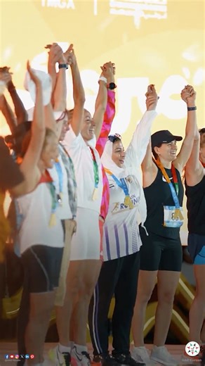 The Open Masters Games Abu Dhabi concluded at Hudayriyat Island following ten days of competition and community engagement #UAE #InAbuDhabi #ADSC #OMGAD2026 #OpenMastersGames #OpenMastersGames2026 #ألعاب_الماسترز_أبوظبي #ألعاب_الماسترز_2026 | UAE Forsan English