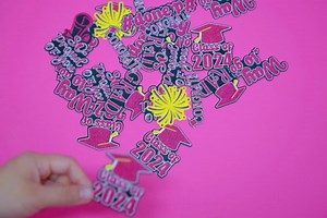 36 PCS Graduation Cupcake Toppers 2024,Cupcake Picks 2024 Graduation Party Decorations,Class Of 2024 Decorations Grad Cap Diploma Cake Toppers with 9 Unique Designs,Grad Decor Supplies (Red)