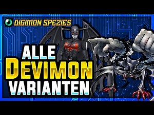 All Devimon Variants | Digimon Species #11