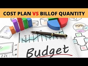 Cost Plan & Bill of Quantity | The difference | Interview Question