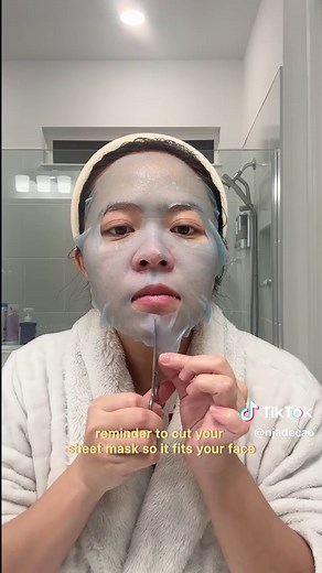 Sheet Mask Hack for Better Fit