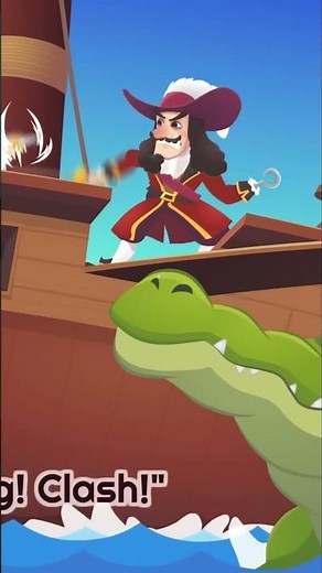 Peter Pan vs. Captain Hook: The Epic Finale! #shorts