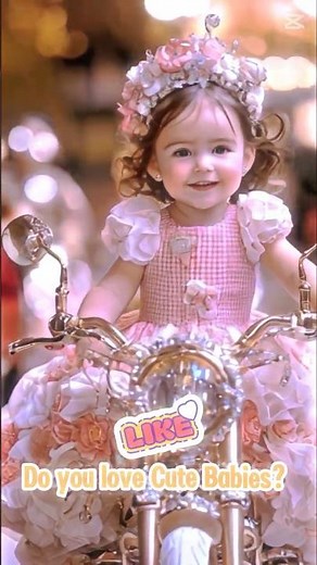 Cute Babies Riding Motorcycles | Adorable Baby Bikers in Action!