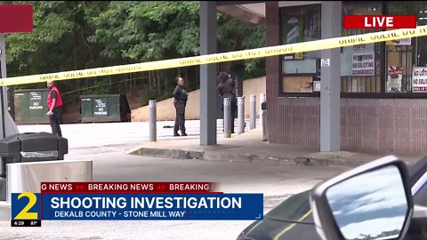 Police investigate shooting at DeKalb County gas station