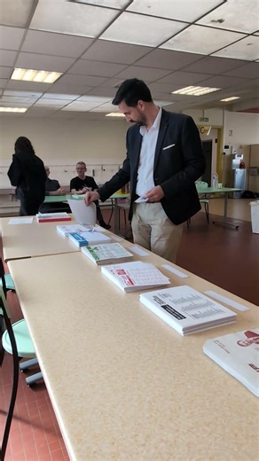 Notre chef de file Horizons Michael Pereira a voté à Vitry !