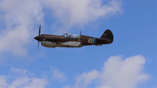 #OTD in 1938 the Curtiss P-40 made its first flight! What's the connection to the #TuskegeeAirmen? 📸 Kevin Hong, Sector K Media, LLC | CAF Red Tail Squadron