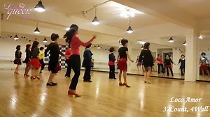 Loco Amor Line Dance (Kate Sala) Easy Improver - Latin Style Demo & Count