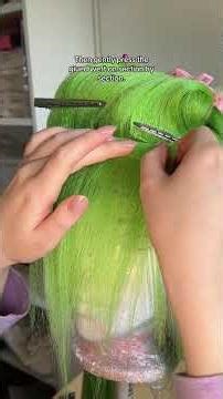 cc (code geass) cosplay wig styling tutorial #wigstyling #cosplaywig #cc #codegeass #cosplaytutorial
