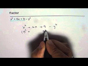 Factor by Grouping and Difference of Squares