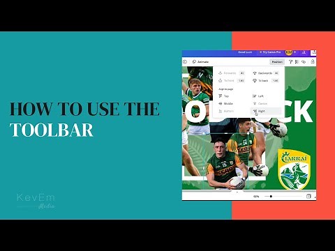 How to navigate the Toolbar on Canva