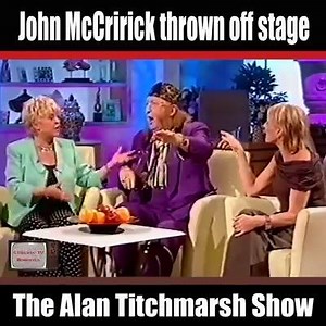 19K views · 44 reactions | John McCririck is kicked off The Alan Titchmarsh Show, after getting into a debate with Ingrid Tarrant | Classic TV Moments | Facebook