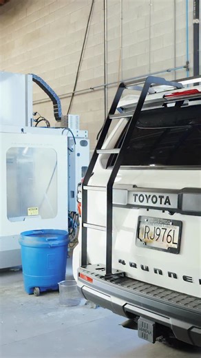 Our 6th Gen 4Runner ladder weighs ONLY 9 lbs! We designed it so you don’t need to upgrade your stock hatch struts, but without sacrificing strength. It’s also extremely thin, meaning it won’t block your rear view! Bolt-on, no-drill with all black stainless hardware. It doesn’t get much better! . . . #2024landcruiser #landcruiser #landcruiser #prado #toyota #3rdgentacoma #taco #toyotatacoma #tacoma #tacomatrd #trdpro #trd #toyotatrd #lc250 #trdsport #trdoffroad #4runner #5thgen4runner #t4r #overl