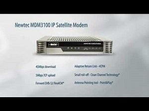 Key Product Features - MDM3100 IP Satellite Modem