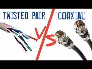 Twisted pair cable vs coaxial cable|difference between twisted pair cable and coaxial cable.