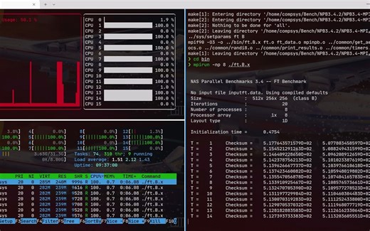 基于ftxui的CPU占用率读取工具演示